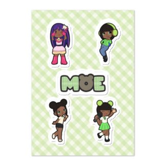 Moe Chibi Sticker sheet